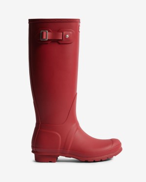 Botas Altas Hunter Original Tall Wellington Feminino Bordeaux | 0126MZBHV