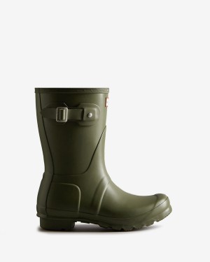 Botas Curtas Hunter Original Short Wellington Feminino Verde Oliva | 4765VOMXL