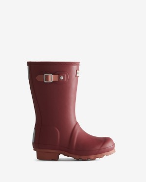 Botas Hunter Insulated Wellington Criança Bordeaux | 6512BQMLY