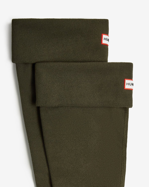 Acessorios Hunter Recycled Fleece Cuff Tall Feminino Verde Oliva Escuro | 9738ICPJM