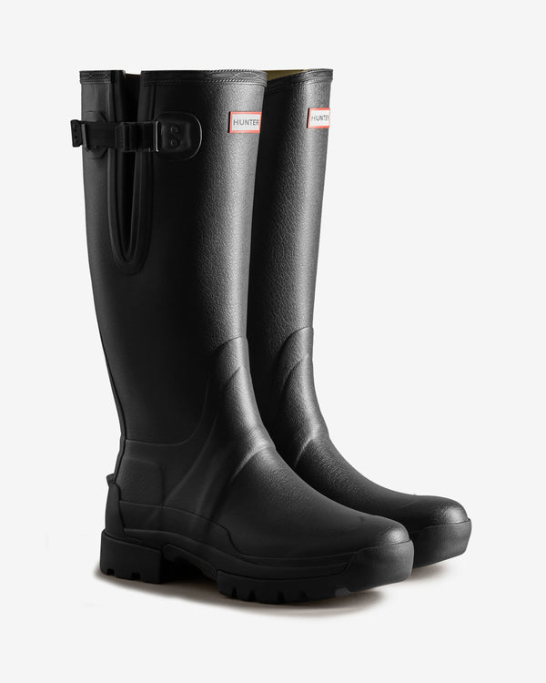 Botas Altas Hunter Balmoral Adjustable 3mm Neoprene Wellington Masculino Pretas | 9384LBNWZ