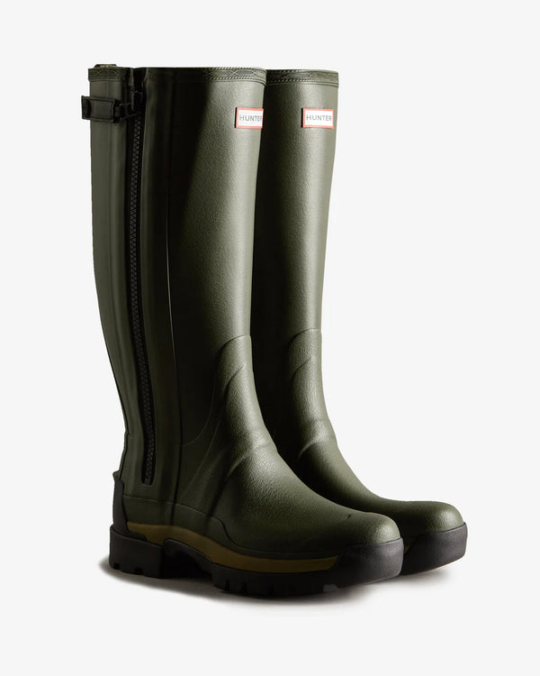 Botas Altas Hunter Balmoral Tall Full Zip Tech Sole Masculino Verdes | 7391WCYET