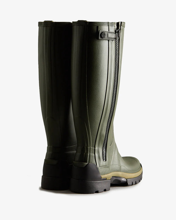 Botas Altas Hunter Balmoral Tall Full Zip Tech Sole Masculino Verdes | 7391WCYET