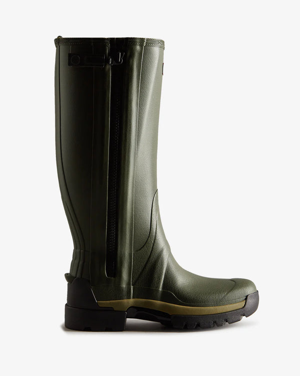 Botas Altas Hunter Balmoral Tall Full Zip Tech Sole Masculino Verdes | 7391WCYET