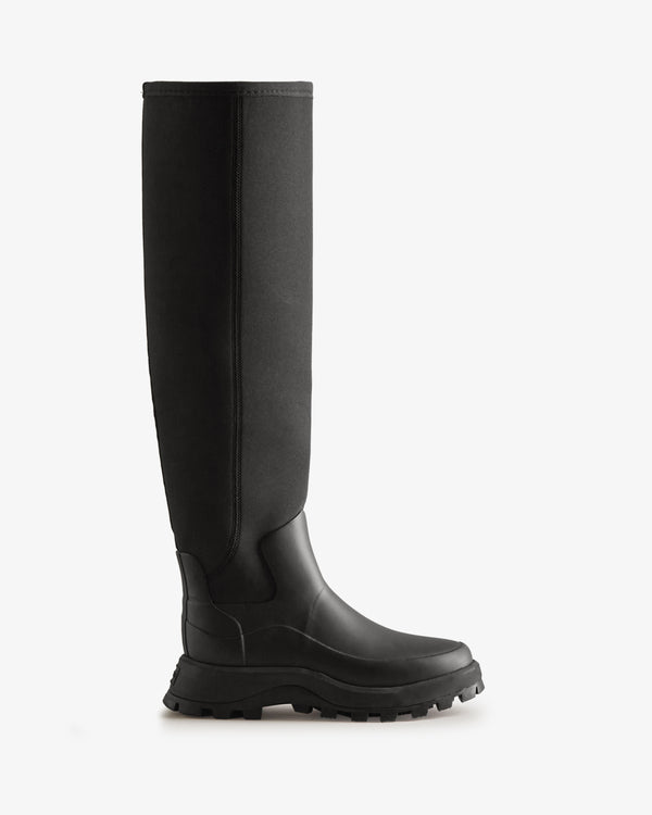 Botas Altas Hunter City Explorer Altas Neoprene Feminino Pretas | 9148GJKVB