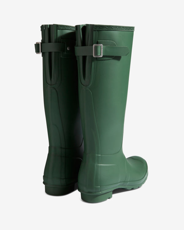 Botas Altas Hunter Original Tall Back Adjustable Wellington Feminino Verdes | 2398MXNSI