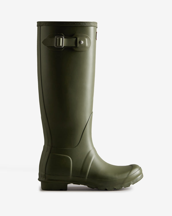 Botas Altas Hunter Original Tall Wellington Feminino Verde Oliva | 8602IXMPE