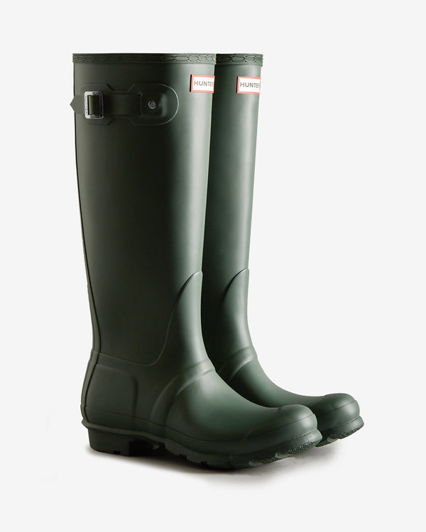 Botas Altas Hunter Original Tall Wellington Feminino Verdes | 9724WFXQZ