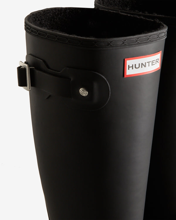 Botas Altas Hunter Tall Insulated Wellington Feminino Pretas | 1089GWOBP