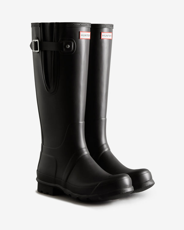 Botas Altas Hunter Tall Side Adjustable Wellington Masculino Pretas | 6498VNBCX