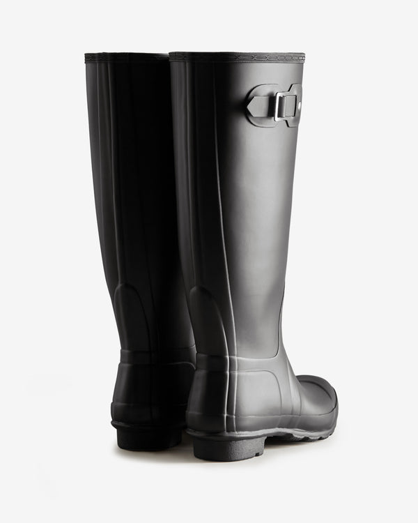 Botas Altas Hunter Tall Wide Fit Wellington Feminino Pretas | 3189ARBIS