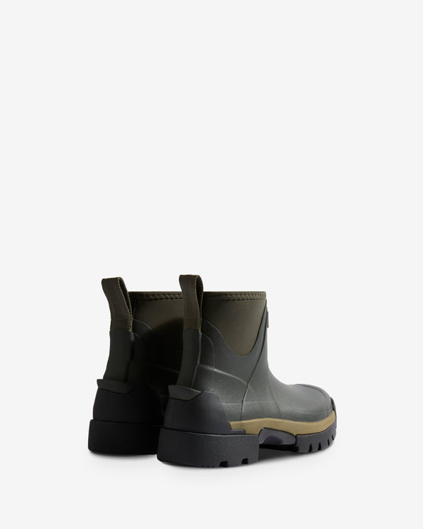 Botas Curtas Hunter Balmoral Chelsea Neoprene Hybrid Feminino Verde Oliva Escuro | 9218WMLXE