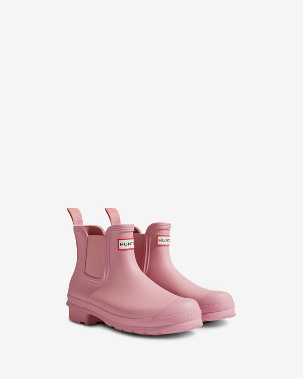 Botas Curtas Hunter Original Chelsea Feminino Rosa | 8930VROCG