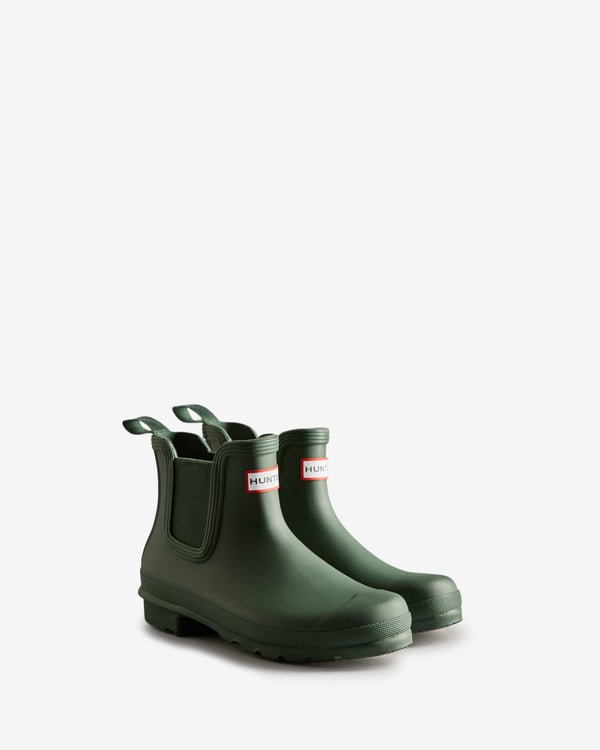 Botas Curtas Hunter Original Chelsea Feminino Verdes | 2491MLUZS