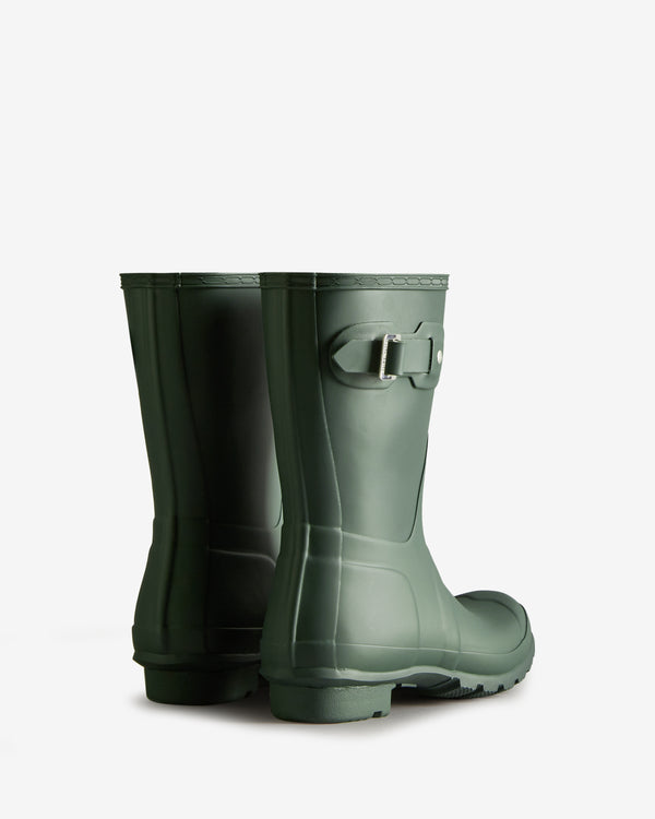 Botas Curtas Hunter Original Short Wellington Feminino Verdes | 0798TPMWH