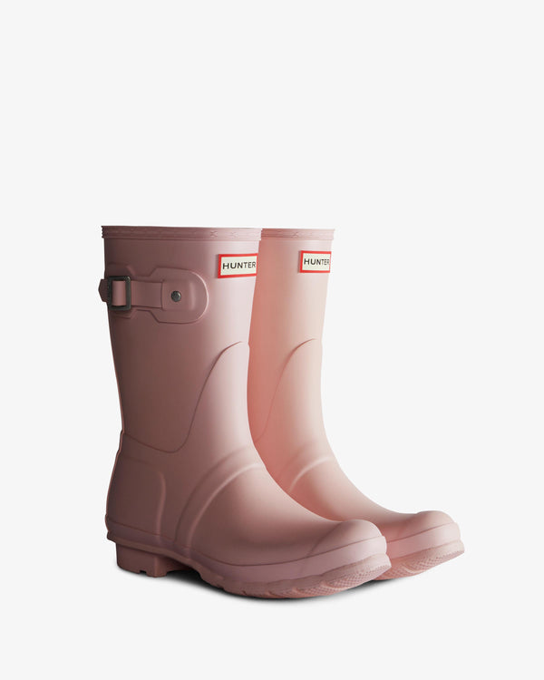 Botas Curtas Hunter Original Short Wellington Feminino Rosa | 3105MXWYV