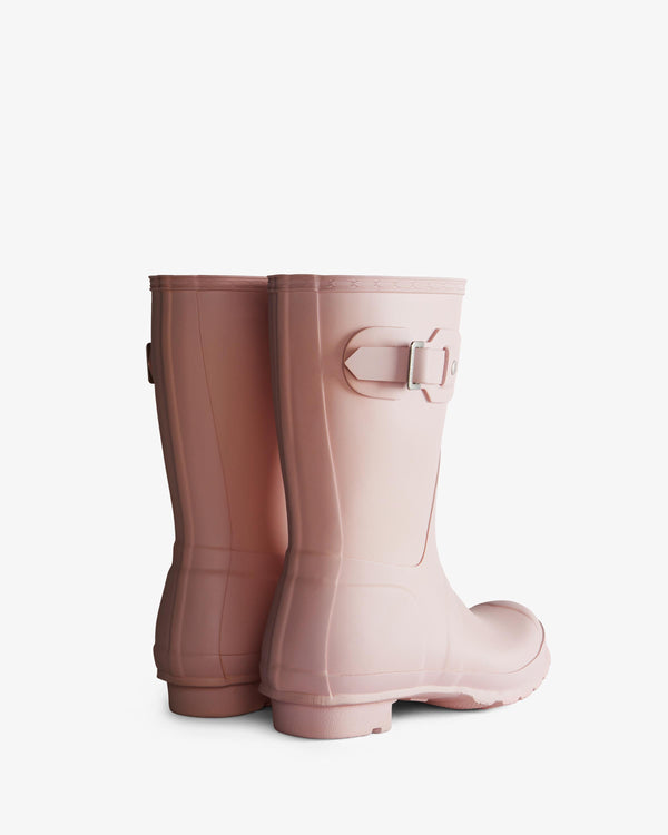 Botas Curtas Hunter Original Short Wellington Feminino Rosa | 3105MXWYV