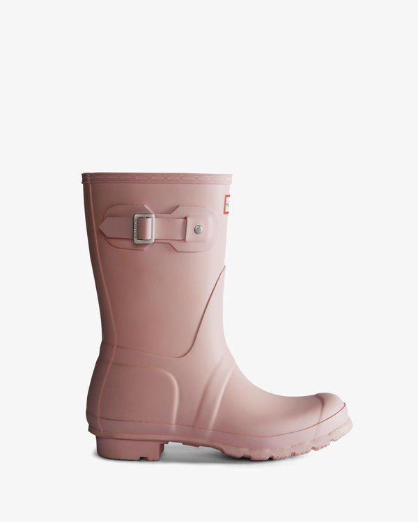 Botas Curtas Hunter Original Short Wellington Feminino Rosa | 3105MXWYV