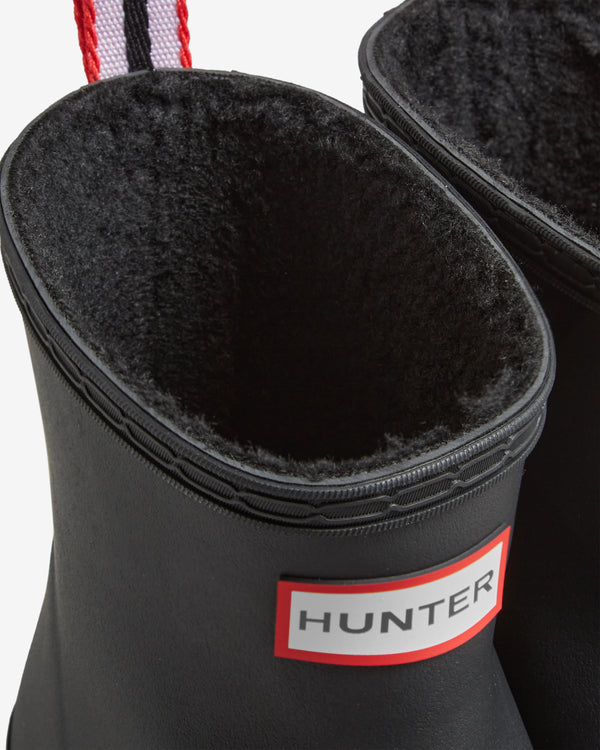 Botas Curtas Hunter Play Shearling Insulated Short Wellington Feminino Pretas | 3850YEZJS