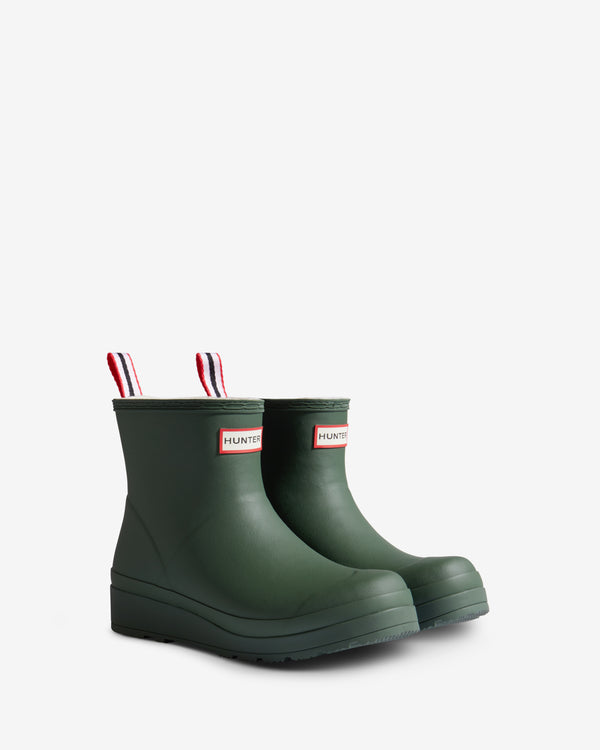 Botas Curtas Hunter Play Shearling Insulated Short Wellington Feminino Verdes | 5780WCYQG