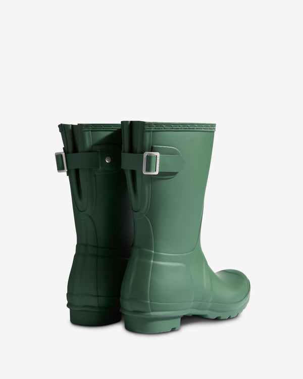 Botas Curtas Hunter Short Back Adjustable Wellington Feminino Verdes | 2519PJQKC