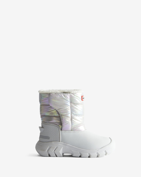 Botas Hunter Intrepid Reflective Camo Snow Criança Branco | 1485XIEMO