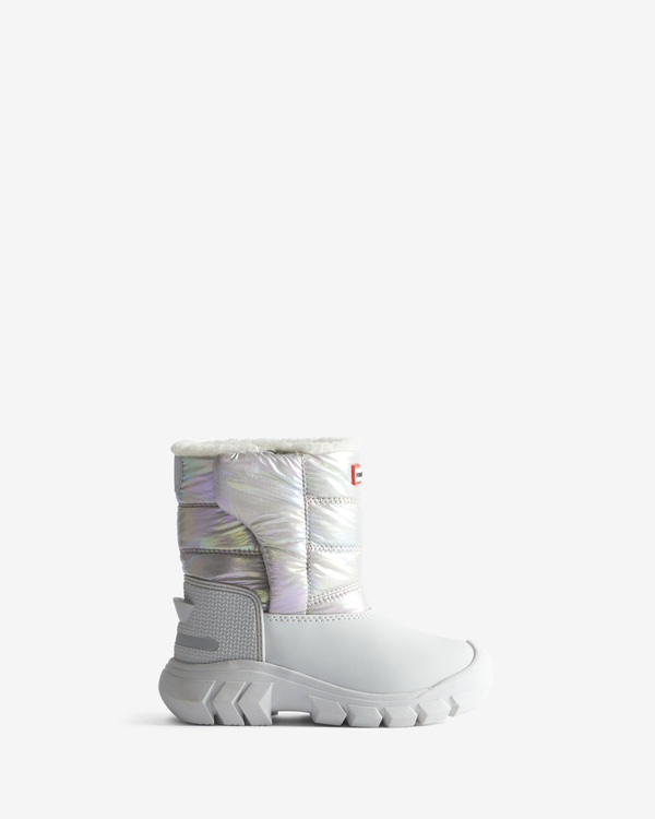 Botas Hunter Intrepid Reflective Camo Snow Criança Branco | 4729ZQWAD