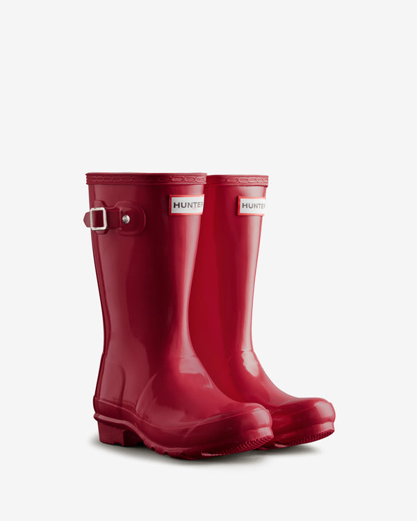 Botas Hunter Original Gloss Wellington Criança Rosa | 2341LBAKS