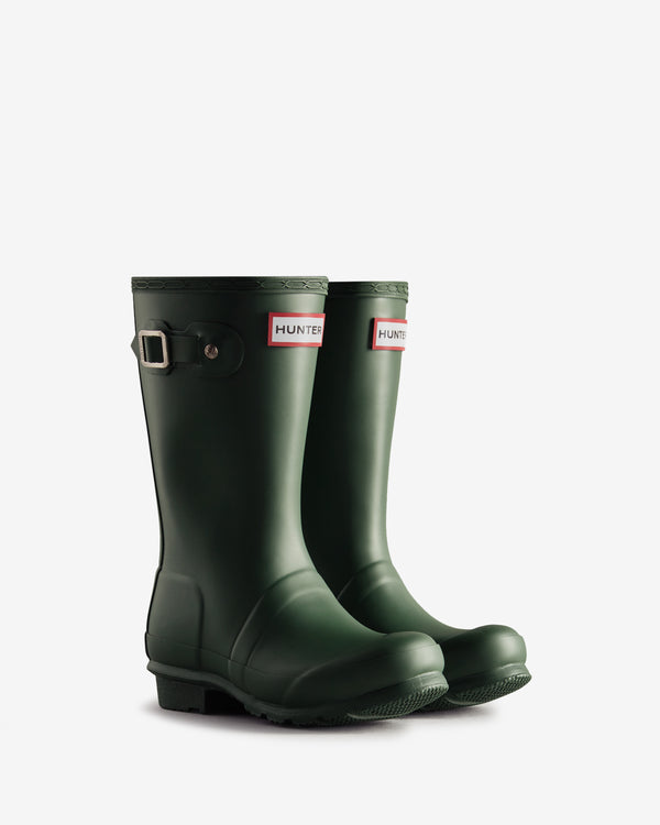 Botas Hunter Original Wellington Criança Verdes | 7960DXGJM