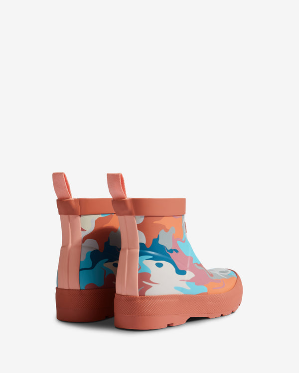 Botas Hunter Play Water Camo Print Criança Coral | 6954IAYWK