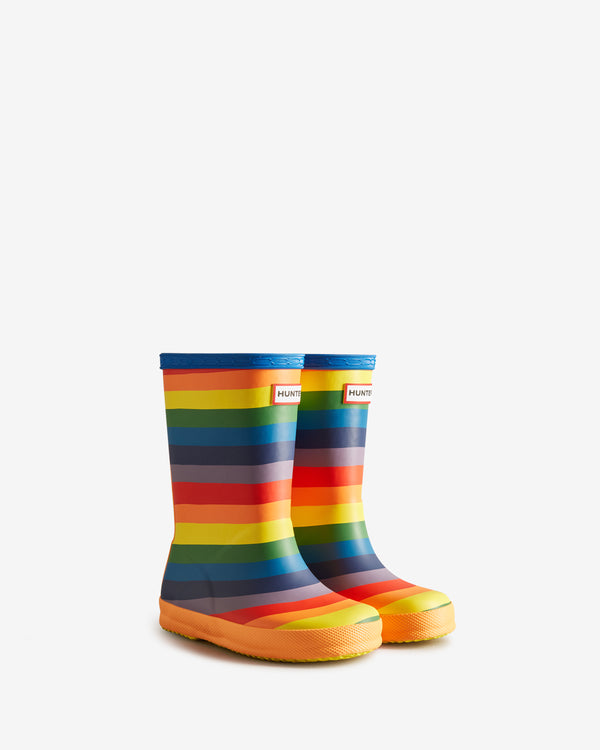 Botas Hunter Rainbow Wellington Criança Multicoloridas | 8241TGLFJ