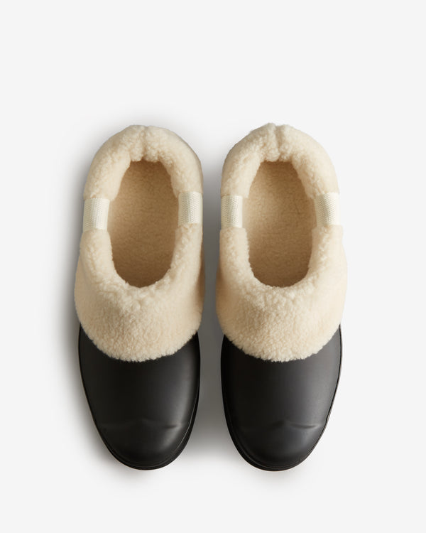 Tamancos Hunter Play Shearling Insulated Feminino Pretas | 0849GEBPJ