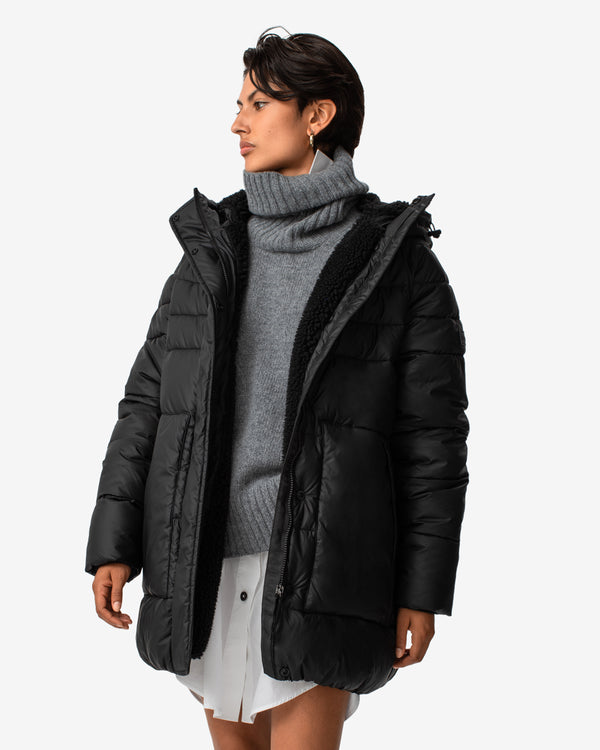 Vestuario Hunter Intrepid Mid Puffer Feminino Pretas | 0297FQRYK