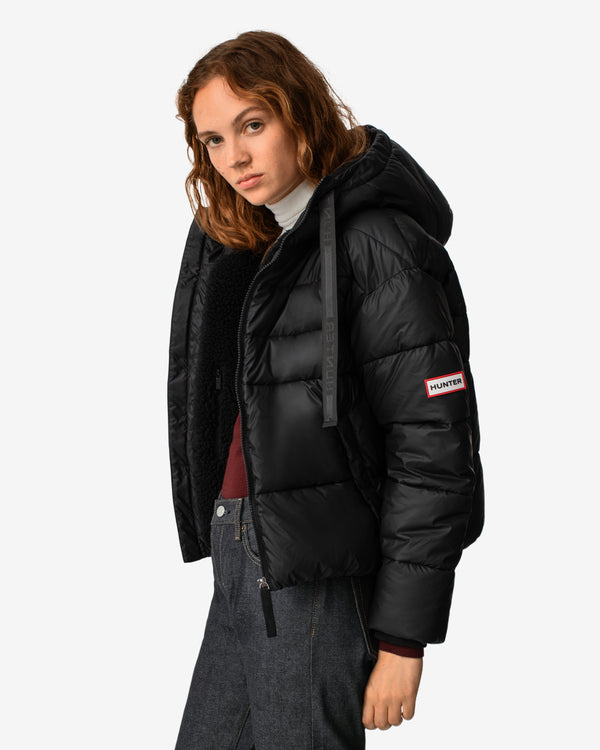 Vestuario Hunter Intrepid Short Puffer Feminino Pretas | 2904XFIZE