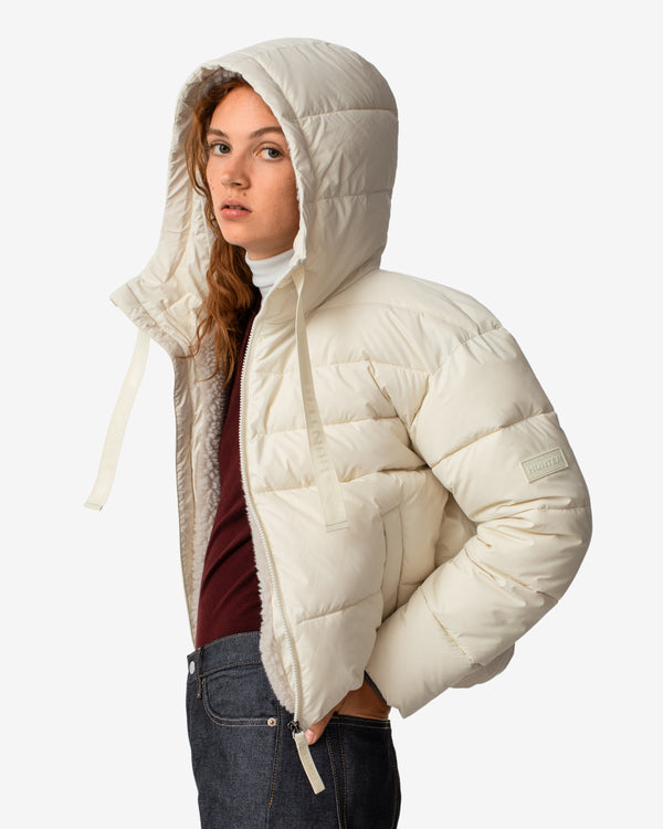 Vestuario Hunter Intrepid Short Puffer Feminino Branco | 0789MUSYX