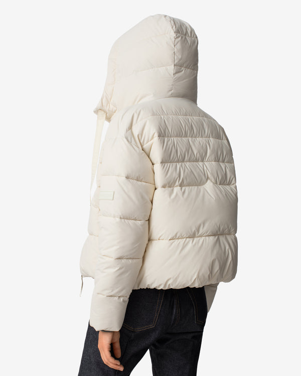 Vestuario Hunter Intrepid Short Puffer Feminino Branco | 0789MUSYX