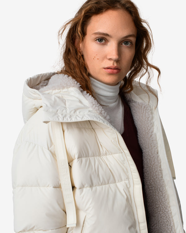 Vestuario Hunter Intrepid Short Puffer Feminino Branco | 0789MUSYX