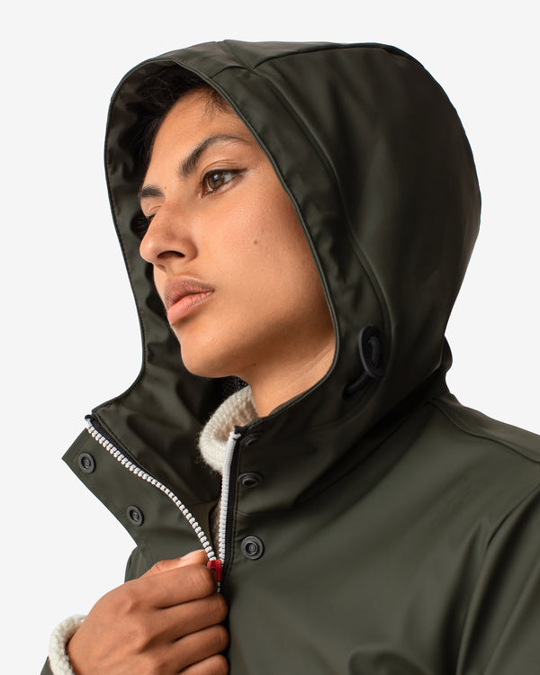 Vestuario Hunter Lightweight Waterproof Rain Feminino Verde Oliva Escuro | 1048VJFEK